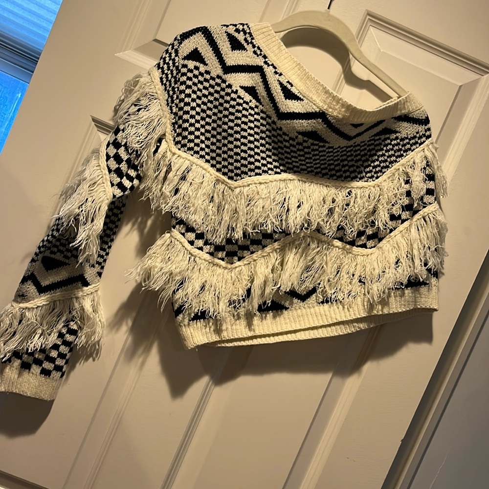 Hazel & Olive One Shoulder Sweater